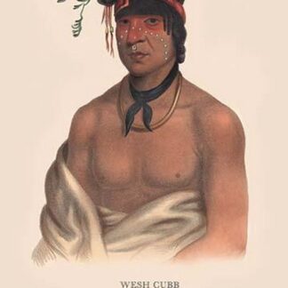 Wesh Cut; A Chippewah Chief) by Mckenney & Hall