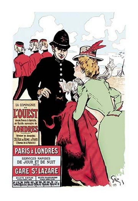 Western Railroad Line: Free Guide to London by Rowell