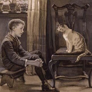 What George asked the cat by Alice Barber Stephens