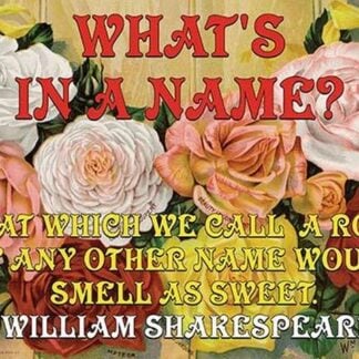 What's in a Name? by William Shakespeare