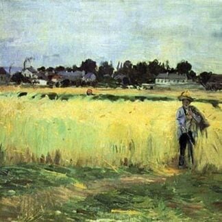Wheat Field by Berthe Morisot
