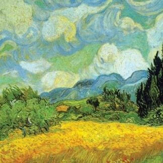 Wheat Field with Cypresses by Vincent van Gogh