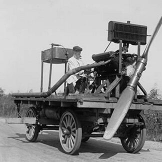 Wheeled vehicle with mounted propeller #2