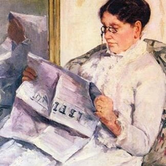 When Reading of Figaro by Mary Cassatt