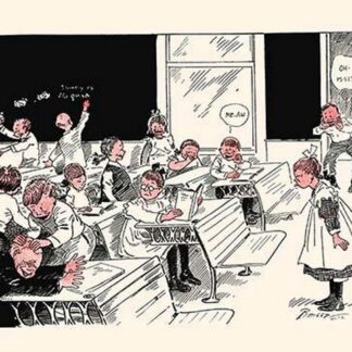 When Teacher Leaves Room by Clare Briggs