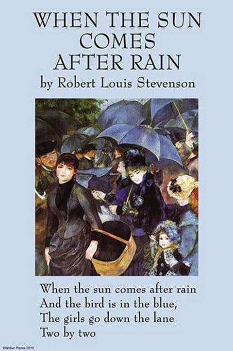 When the Sun Comes After the Rain by Robert Louis Stevenson