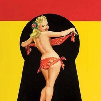 Whisper Magazine; 'Keyhole Pinup with bandana' by Peter Driben