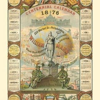 William Mann 1876 Centennial Calendar by Free Library of Philadelphia