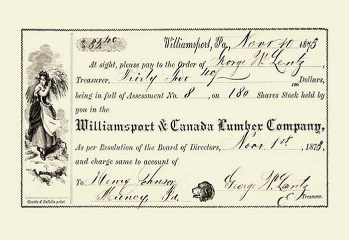 Williamsport & Canada Lumber Company #2