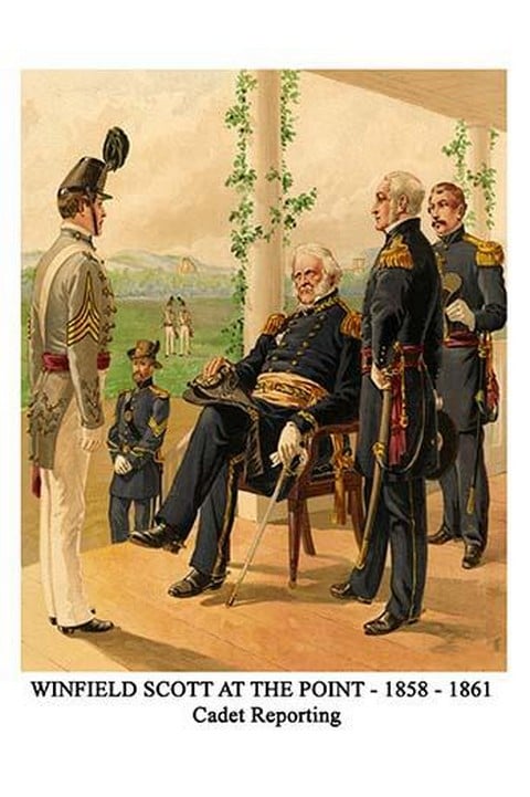 Winfield Scott At The Point - 1858 - 1861 - Cadet Reporting By Henry Alexander Ogden