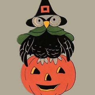 Wise Owl and Jack-O-Lantern