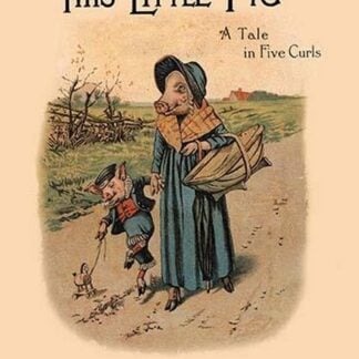 Witch with Groceries and a Pig on a Leash by Mary Wright Jones