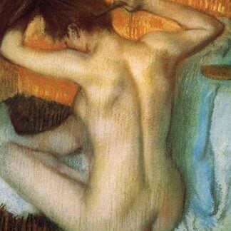 Woman Combing Her Hair by Edgar Degas