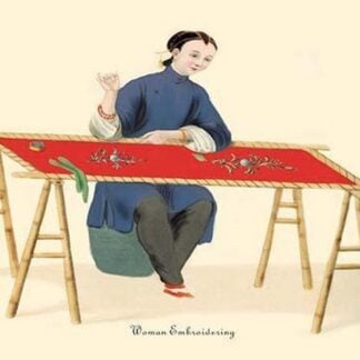 Woman Embroidering by George Henry Malon