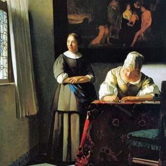 Woman With Messenger by Johannes Vermeer