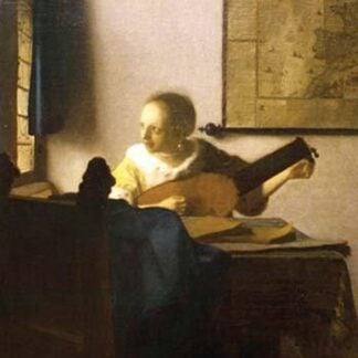 Woman With a Lute by Johannes Vermeer