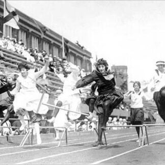 Woman competiting by National Photo Co.