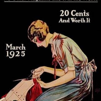 Woman cuts a dress patter with her scissors by Modern Priscilla