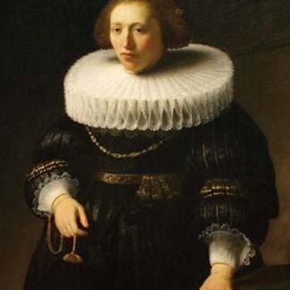 Woman with a Ruff Collar by Rembrandt Van Rijn