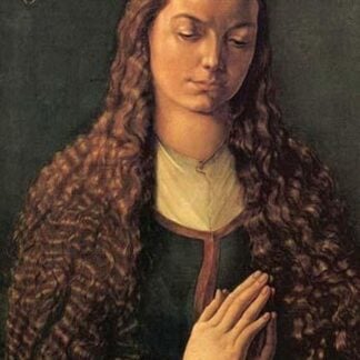 Woman with curly hair by Albrecht Durer