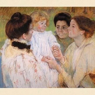 Women Admiring a Child by Mary Cassatt