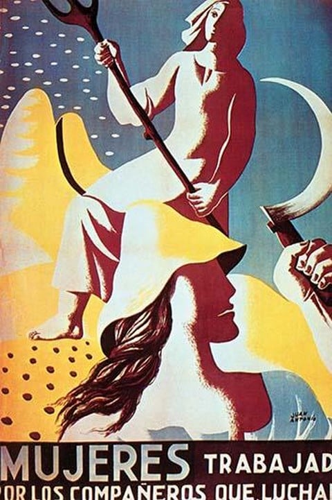 Women Work more for the Men who fight. by Juan Antonio