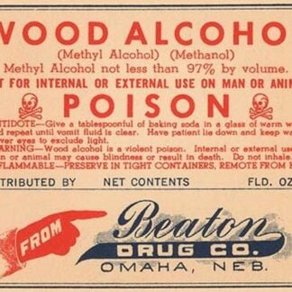 Wood Alcohol - Poison