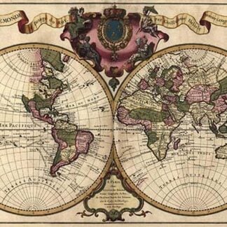 World Map Prepared for then French King by Guillaume de L'Isle
