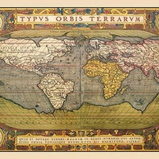 World Map by Abraham Ortelius