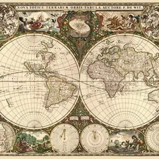 World Map by Frederick de Wit