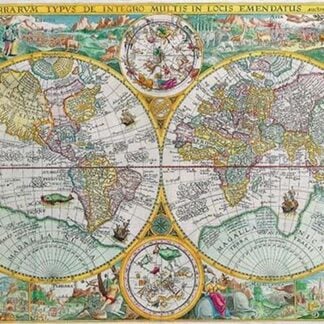 World Map by Petrus Plancius