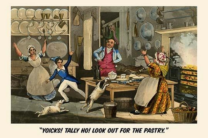 Yoiks Talley Ho! Look Out for the Pastry by Henry Alken