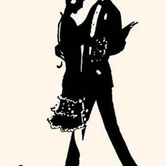 Young Couple in Formal Attire Dance by Maxfield Parrish