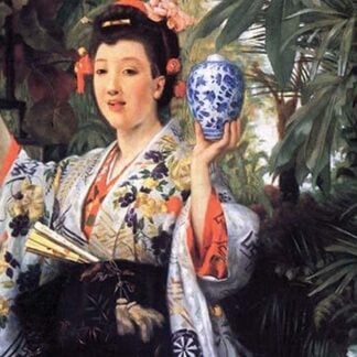 Young Lady Holding Japanese Objects by James Tissot