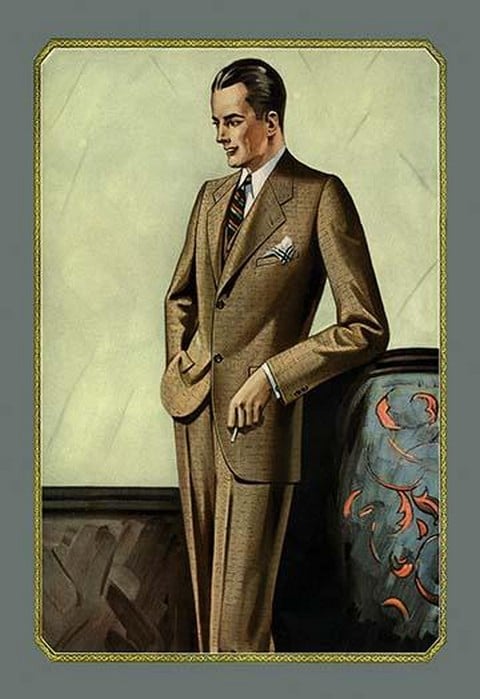 Young Men's Two-Button Sack #2