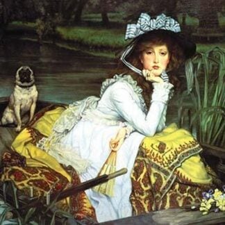 Young Woman Looking in a Boat by Tissot