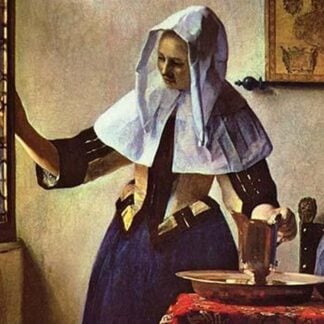 Young Woman With a Water Jug at the Window by Johannes Vermeer