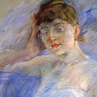 Young Woman in White by Berthe Morisot