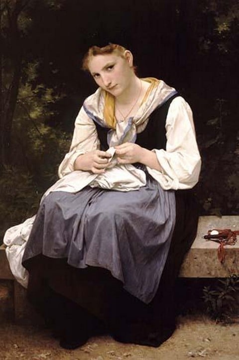 Young Worker by William Bouguereau