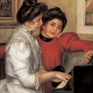 Yvonne and Christine Lerolle at the Piano by Pierre-Auguste Renoir