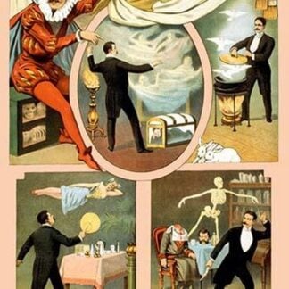 Zan Zig Performing in Four Magic Vignettes by Strobridge Litho. Co